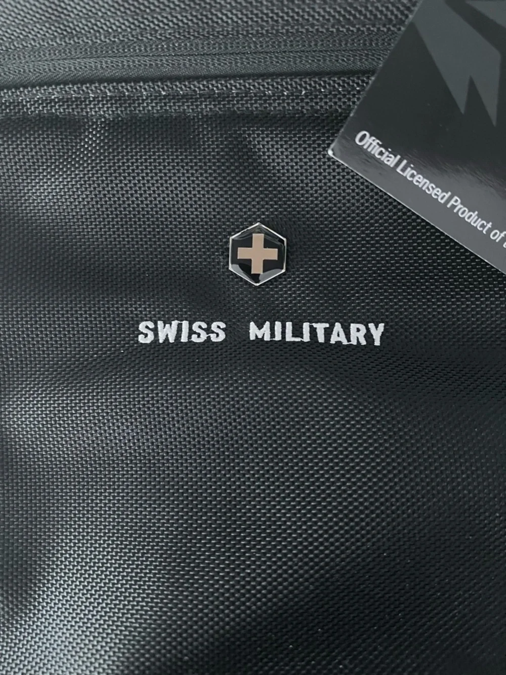 Swiss + Military Black 2-Bottle Insulated Wine Tote NWT